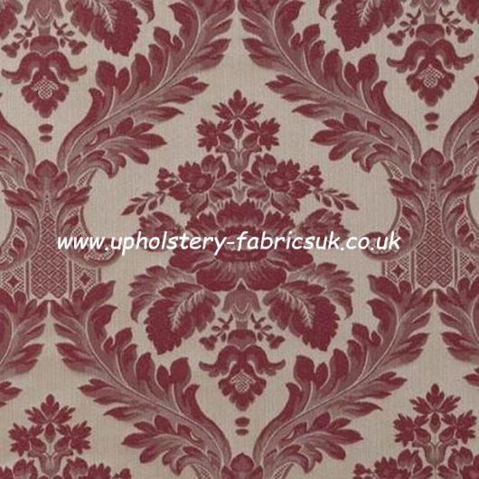 Warwick Fabric MARKHAM HOUSE CLARET