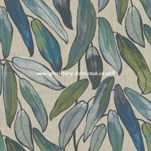 Edinburgh Weavers Lifestyle Tropical leaf linen