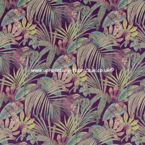 Beaumont Textiles Urban Jungle Hutan Palm Plum