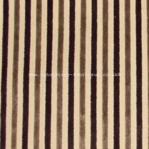 Ross Fabrics Eleganza Candy Stripe Damson Grey SR17273