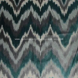 Ross Fabrics Eleganza Flamestitch Teal SR17324