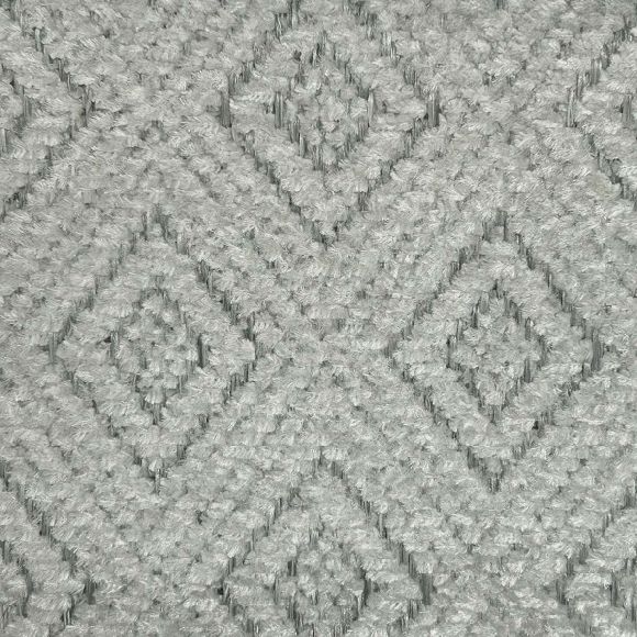 Ross Fabrics Wexford Diamond Silver SR19433