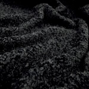 Warwick Fabric Fauxy Fur Lambert Black