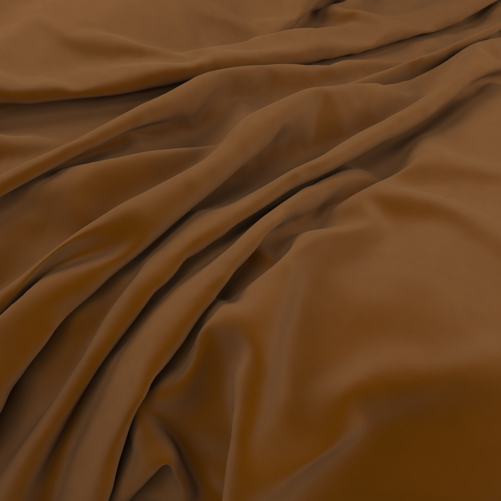 Warwick Fabric Plush Velvet Gingernut