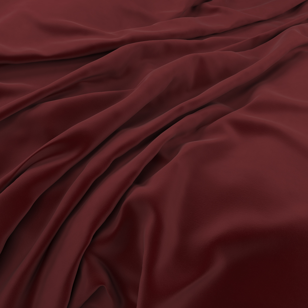 Warwick Fabric Plush Velvet Ruby